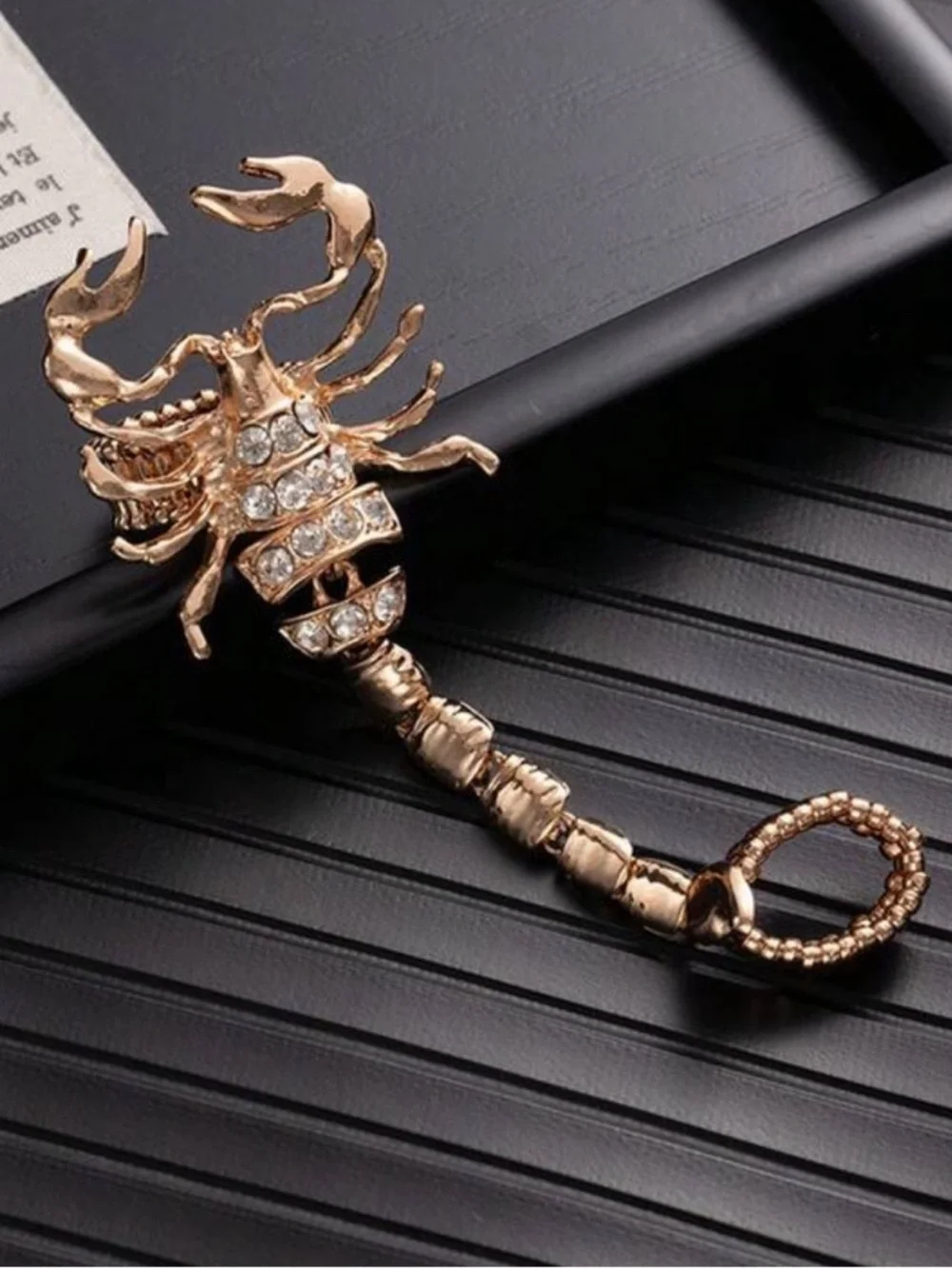 Venom Luxe Scorpion Wrap Ring